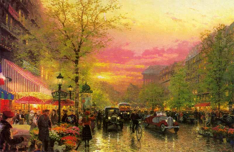 Thomas Kinkade Paris City of Lights